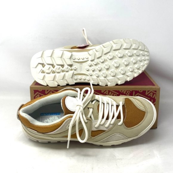 VANS AMZN Trailhead Shoes For Men's Low Top Mesh Suede Cream Hiking VN0A7TO2QC4 - Picture 6 of 11